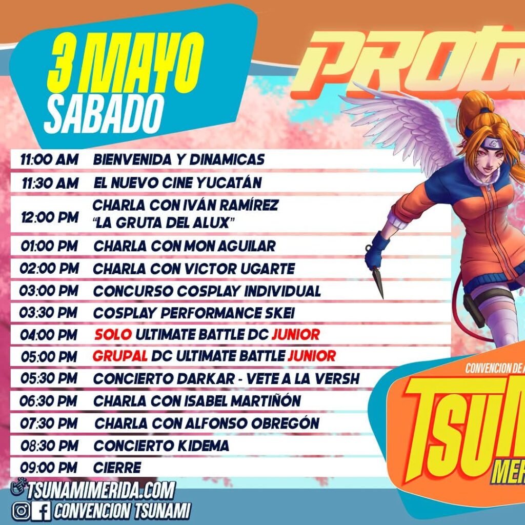 Tsunami 47: un fin de semana épico para amantes del anime, el doblaje, el cosplay y mucho más. 3 WhatsApp Image 2025 05 03 at 10.33.12